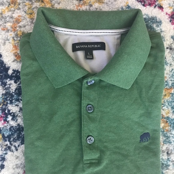 Lot of 4 Banana Republic polo shirts size L - Picture 5 of 5